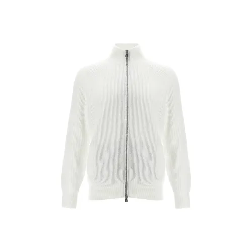 BRUNELLO CUCINELLI FW25 Трикотаж Мужской Белый