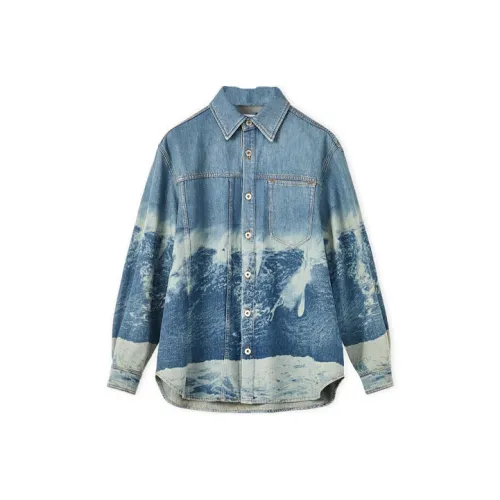 LOEWE Совместное издание Синий Мужской Джинсовые куртки