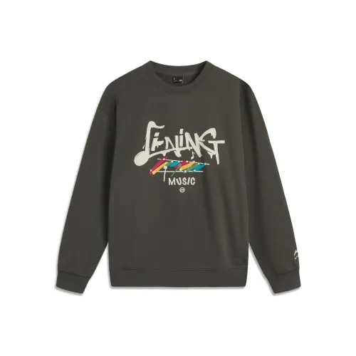 LINING Sports Life Collection Толстовка Унисекс Обсидианово-серый