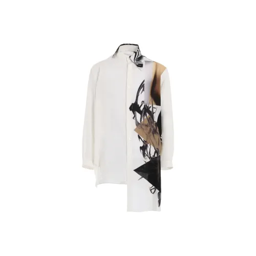 Yohji Yamamoto Белые Мужские Рубашки