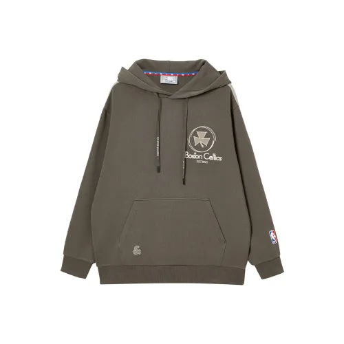 JACK JONES· X NBA Boston Celtics Team Весна Толстовка Мужской Черный Оливковый