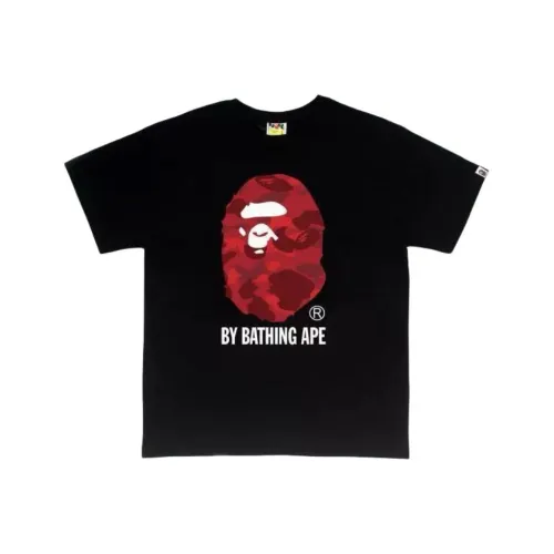 A BATHING APE Голова Series T Рубашка Унисекс Черный