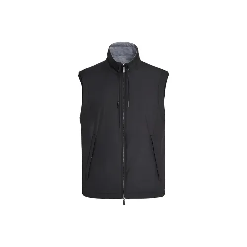 Ermenegildo Zegna Темно-серый Мужской Жилеты