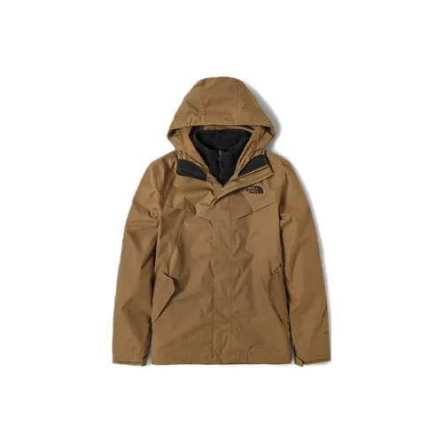 THE NORTH FACE Водонепроницаемый Ветрозащитный и Устойчивый к Износу Ветровка Мужской Хаки