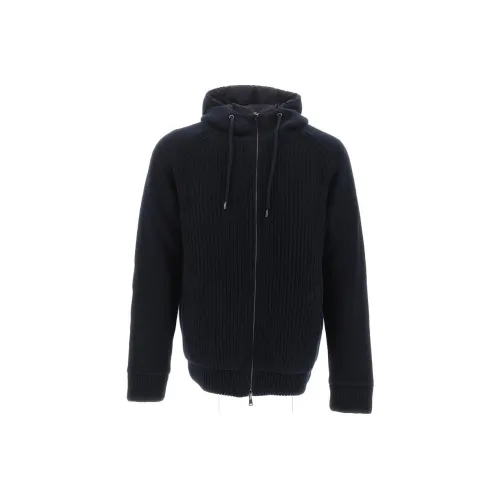 HERNO Темно-синие мужские куртки