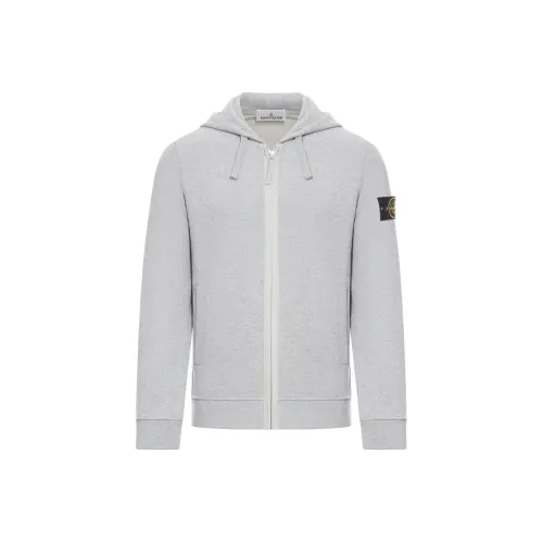 STONE ISLAND Серый Мужской Куртки