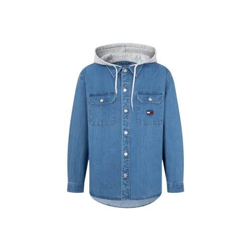 Tommy Hilfiger Джинсовый синий Унисекс Джинсовые куртки