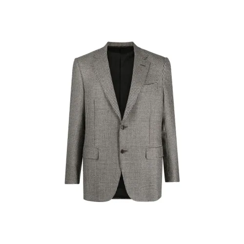 Canali Бизнес-костюм Пальто Мужское Серое