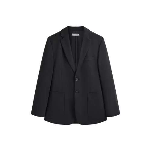 PEACEBIRD MEN Черный Slim Fit Мужской Деловой костюм