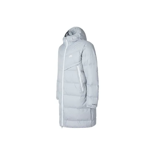 Nike Light Gray Men's Down Jackets Nike Светло-серый Мужской Пуховик