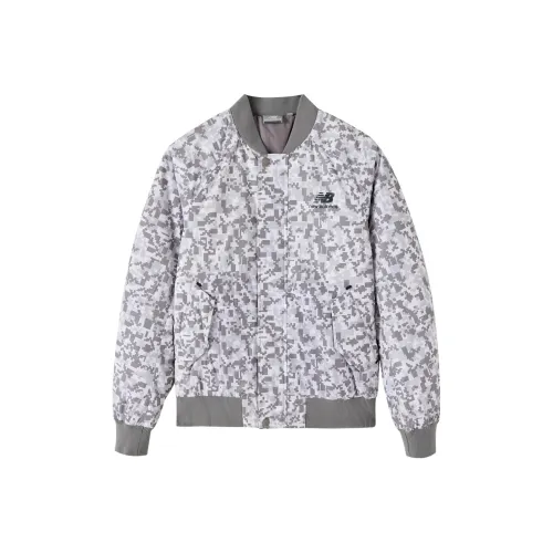 New Balance Серый камуфляж Унисекс Куртки