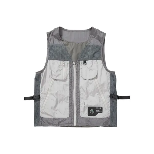 FLOAT Свободный крой Жилет Унисекс Серый