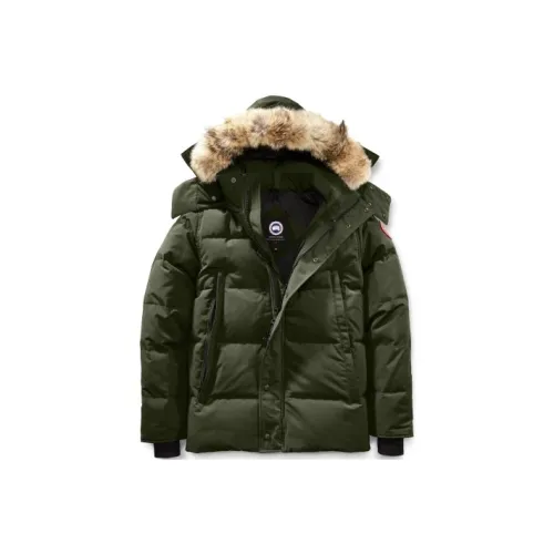 Canada Goose Wyndham Series Армейский Зеленый Мужской Пуховик