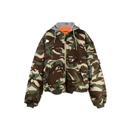 Vetements Оливково-коричневый Мужской Куртки