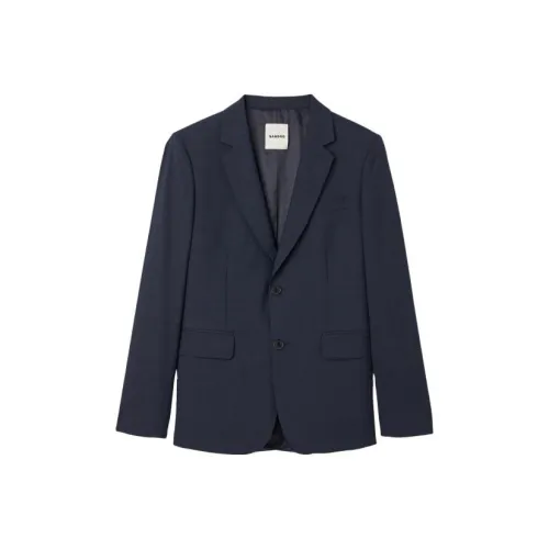 Sandro Бизнес-костюм мужской темно-синий