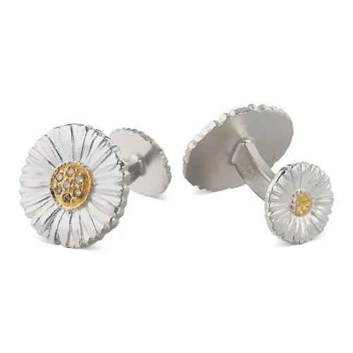BUCCELLATI BLOSSOMS series Стерлинговое серебро 925 пробы, Ромб, Запонки, Серебряный, Женские
