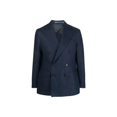 Polo Ralph Lauren Бизнес-костюм Пальто Мужской Синий