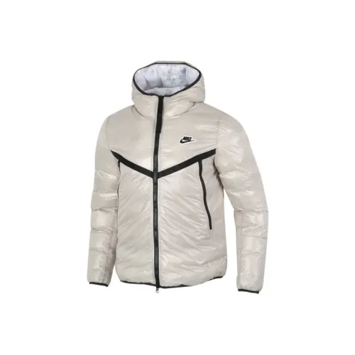 Nike Каменный Белый Мужской Пуховик