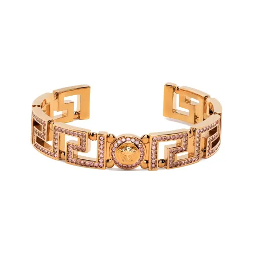 VERSACE Латунь Кристалл Браслеты Женские Золото