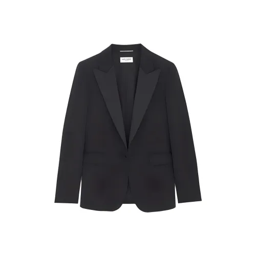 SAINT LAURENT FW23 Бизнес-костюм Пальто Мужской Черный