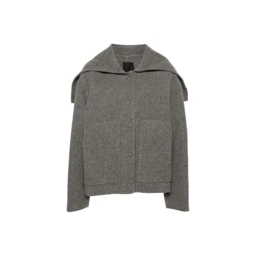 GIVENCHY SS24 Куртки и Пальто Мужской Серый