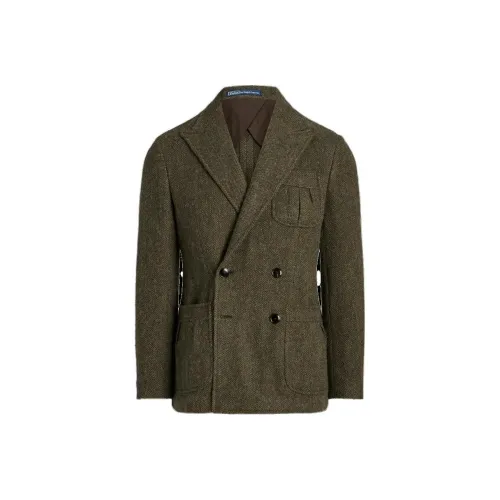 Polo Ralph Lauren Soft Check Wool Tweed Sport Coat Business Suit Coat Men's Umber