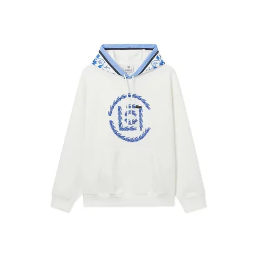 Свитшот Lacoste X CLOT Унисекс Синий с принтом