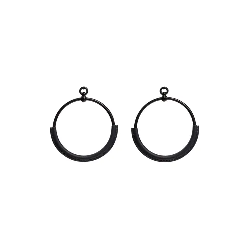 HERMES Серьги Черные Женские