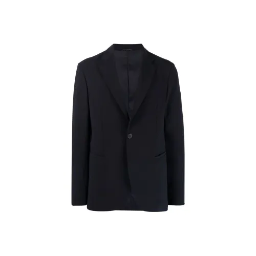 GIORGIO ARMANI Темно-синий Синий Мужской Деловой костюм