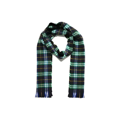 Burberry Шарфы из шерсти Wool Knit Бело-голубой Унисекс