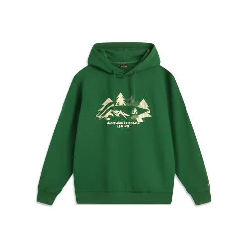 LINING Sports Life Collection Толстовка Мужская Эдем Зеленый