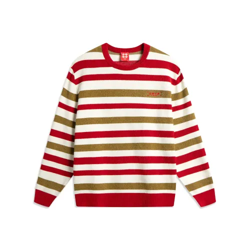 LINING Rijin Doujin Collection Трикотаж Мужской Белые Полосы