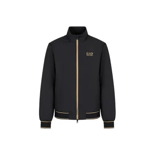 EMPORIO ARMANI EA7 FW23 Куртки и пальто Мужской Черный