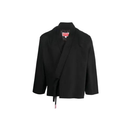 KENZO Мужские черные куртки