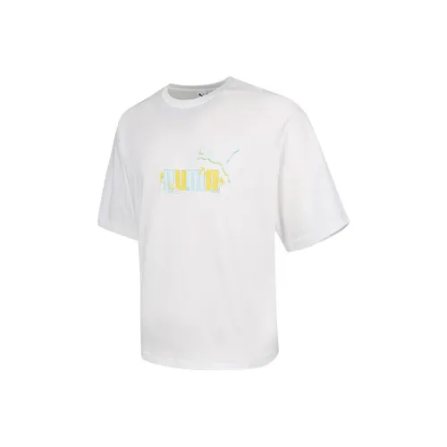 PUMA Graphic T-Shirt Унисекс Белый 02
