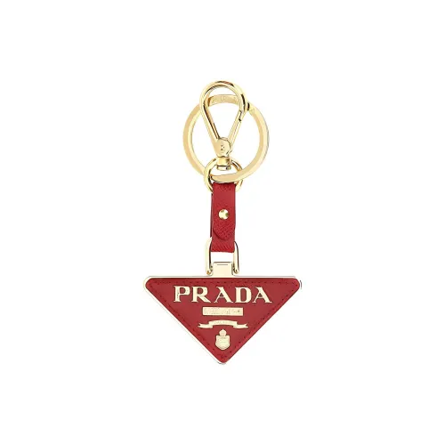 PRADA Брелоки Красный Унисекс