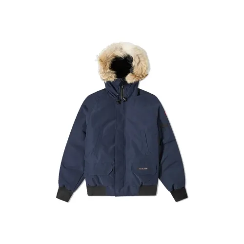Canada Goose Chilliwack Series Пуховик PARKA Пальто Зимний Мужской Циан Синий