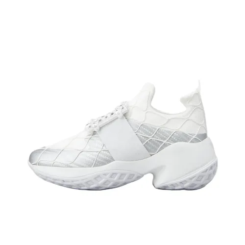 Roger Vivier VIV' RUN Casual Низкий Топ Серебряный Женский