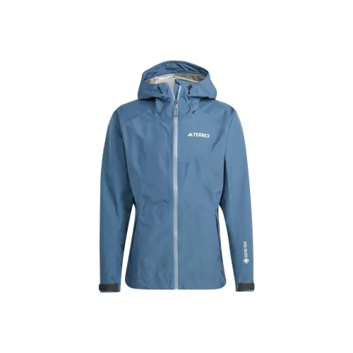 adidas Terrex XPERIOR Водонепроницаемый Ветрозащитный And Дышащий Ветровка Мужской Синий