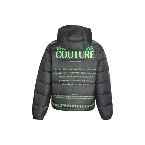 VERSACE JEANS COUTURE Черный Мужской Пуховик