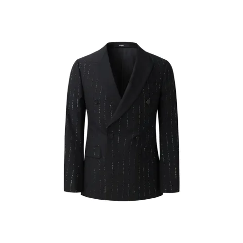 RARE Формальная одежда Одиночный костюм Мужской Черный