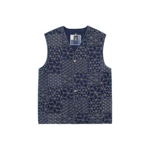 LI NING 1990 Темно-ирисовый синий Мужские жилеты