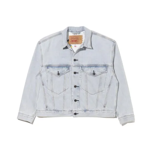 Levis Blue Men's Denim Jackets Левис Синий Мужские Джинсовые Куртки