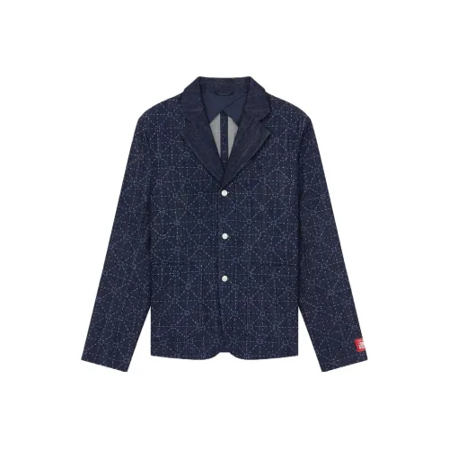 KENZO Синий Мужской Джинсовые Куртки