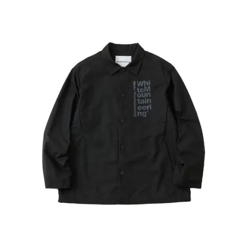 White Mountaineering Черные Мужские Куртки