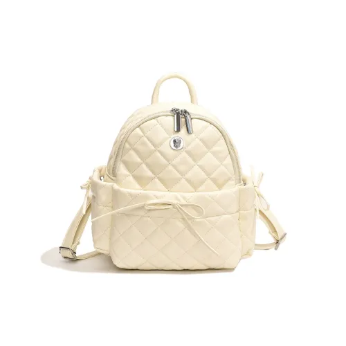 HCXK ПУ (полиуретан) Рюкзак Женский Белый Серебряный Черный Синий Розовый