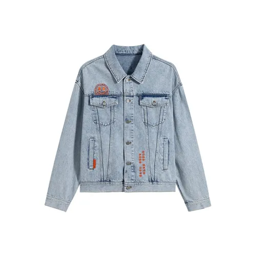 PLANET BORING Унисекс Джинсовые куртки