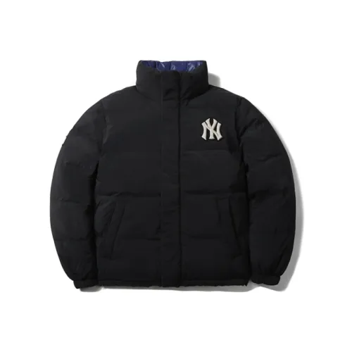 MLB Down Куртка Зимняя Укороченная Унисекс Черная