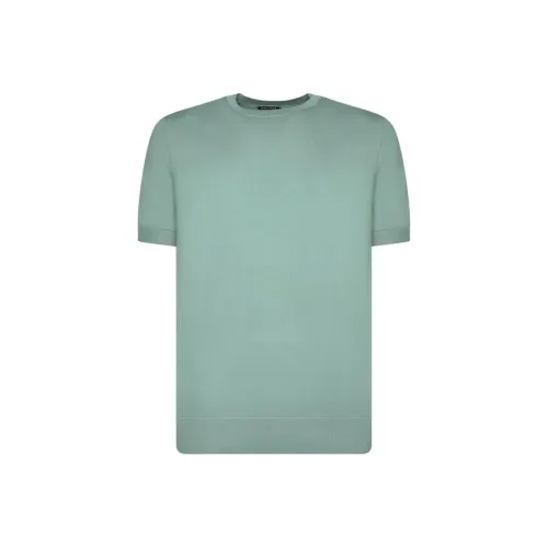 Ermenegildo Zegna Зеленые Мужские T-рубашки