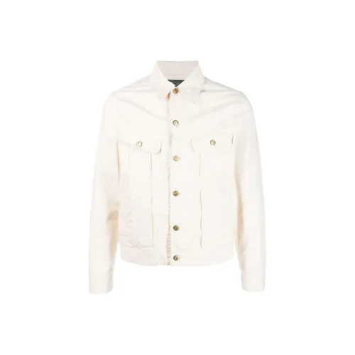 Polo Ralph Lauren SS23 Куртки и Пальто Мужской Айвори Белый